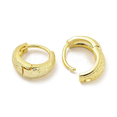 Thick Brass Hoop Earrings EJEW-L211-011M-G-1