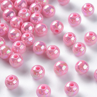 Opaque Acrylic Beads MACR-S370-D8mm-A02-1