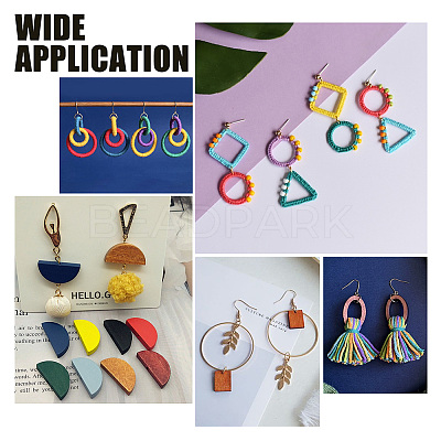 DIY Jewelry Making Finding Kit WOOD-PH0009-54-1