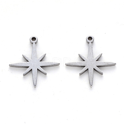 Tarnish Resistant 304 Stainless Steel Pendants STAS-N092-37-1