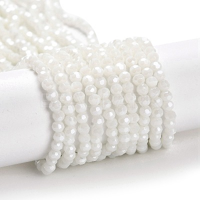 Electroplate Opaque Glass Beads Strands EGLA-A035-P3mm-A01-1