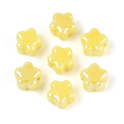 Handmade Porcelain Bead PORC-N011-04C-01-1