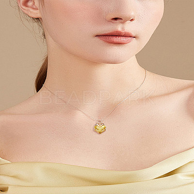 16Pcs 8 Colors Glass Pendants GLAA-LP0001-15-1