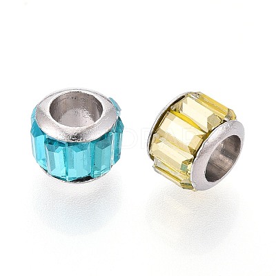 Glass European Beads GPDL-S039-02-1