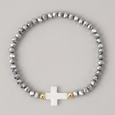 Bohemian Glass Beads Stretch Bracelets KO2121-7-1