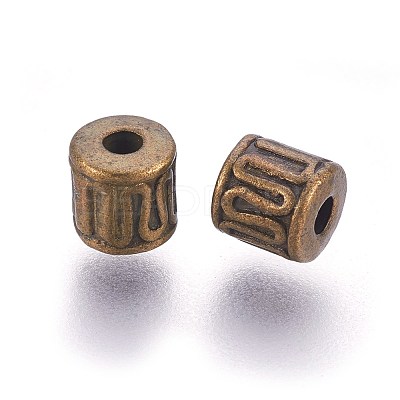 Tibetan Style Alloy Beads X-MLF0030Y-NF-1