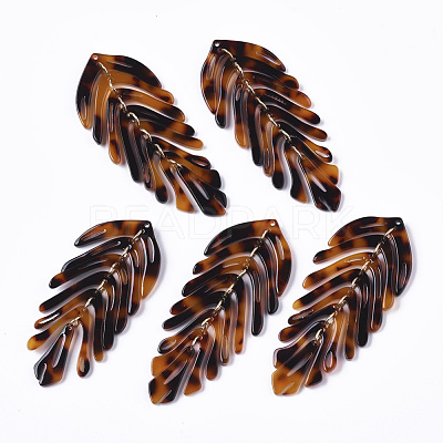 Cellulose Acetate(Resin) Big Pendants KY-S163-001A-1