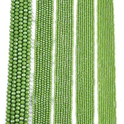 Electroplate Glass Beads Strands EGLA-A044-P2mm-A30-1