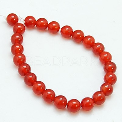 Natural Carnelian Beads Strands X-G-C076-10mm-2A-1