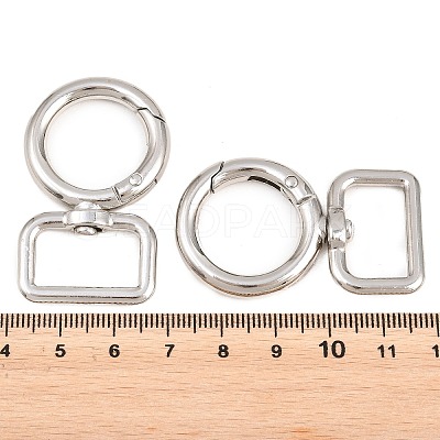 Alloy Swivel Clasps FIND-CJC0014-02P-1
