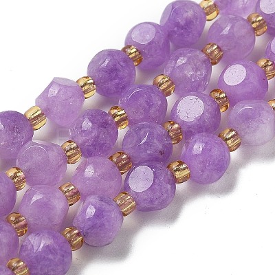 Natural Lavender Amethyst Beads Strands G-K387-A14-01-1