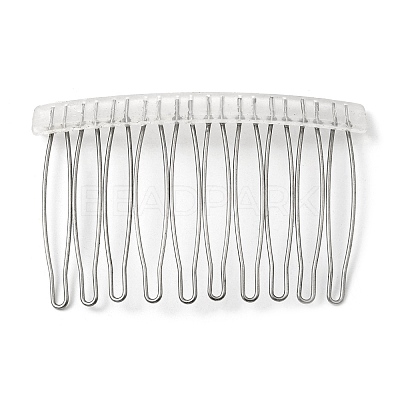 304 Stainless Steel & Plastic Hair Comb Findings MAK-K021-07B-P-1