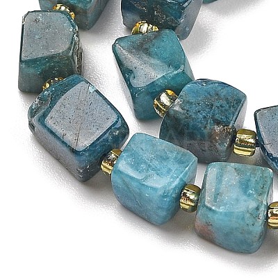 Natural Apatite Beads Strands G-G053-B18-03-1