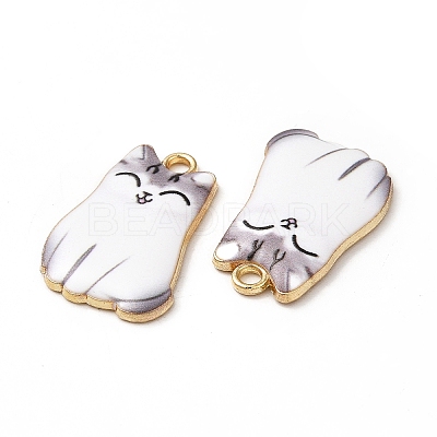 Alloy Enamel Pendants ENAM-M046-12G-D-1