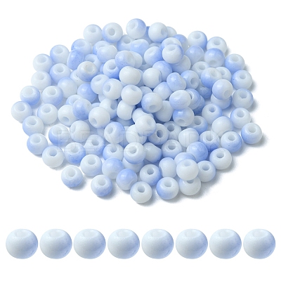 6/0 Opaque Glass Seed Beads SEED-YW0002-13E-1