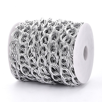 Aluminium Double Curb Chains CHA-N004-04P-1