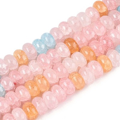 Glass Beads Strands GLAA-N059-5x8mm-28-1