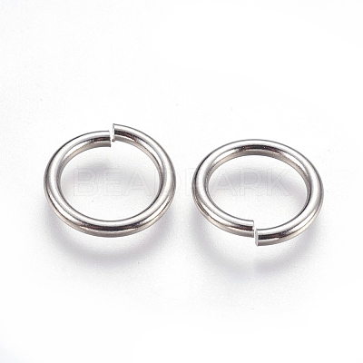 Tarnish Resistant 304 Stainless Steel Saw Cut Open Jump Rings STAS-P212-25P-13-1