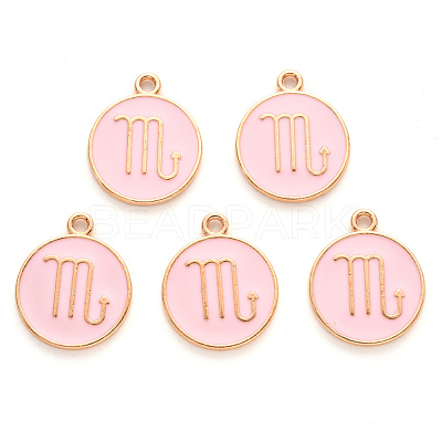 Alloy Enamel Pendants ENAM-S124-01A-09L-1