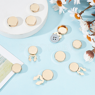 12Pcs 2 Styles Brass Cufflinks KK-ME0003-91KCG-1