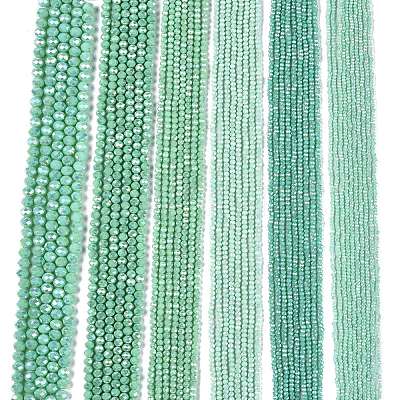 Electroplate Glass Beads Strands LS-EGLA-A044-P4mm-B14-1
