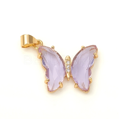 Glass Pendants GLAA-G075-01G-02-1