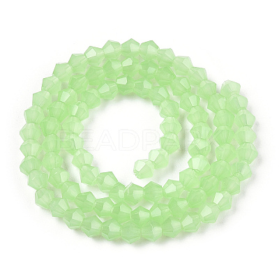 Faceted Bicone Opal Beads Strands EGLA-P017-01A-1