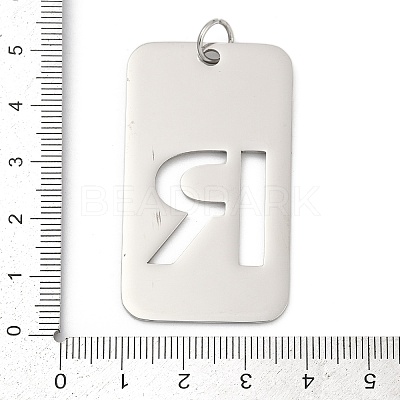 304 Stainless Steel Pendants LS-STAS-M115-01P-R-1
