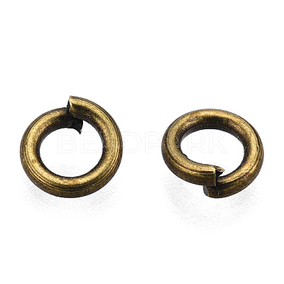 Brass Open Jump Rings JRC4MM-AB-1