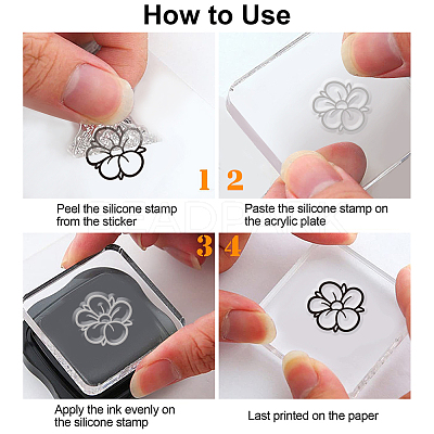 Custom Summer Theme PVC Plastic Clear Stamps DIY-WH0631-0443-1