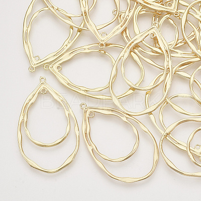 Alloy  2-Loop Link Pendants X-PALLOY-S121-221-1