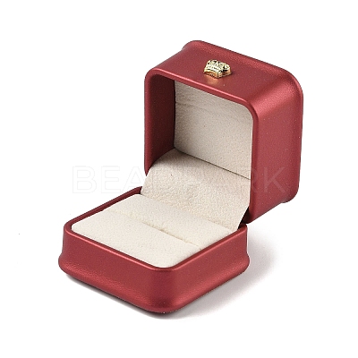 PU Leather Ring Gift Boxes LBOX-L005-A05-1