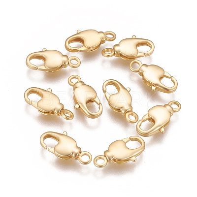 Brass Swivel Lobster Claw Clasps KK-K238-39MG-M-1