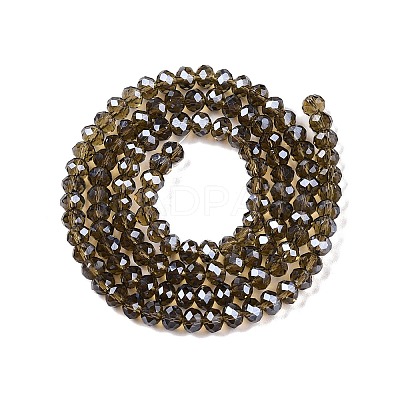 Electroplate Glass Beads Strands EGLA-A034-T6mm-A09-1