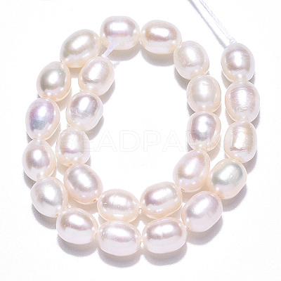Natural Cultured Freshwater Pearl Beads Strands X1-PEAR-N012-05M-1