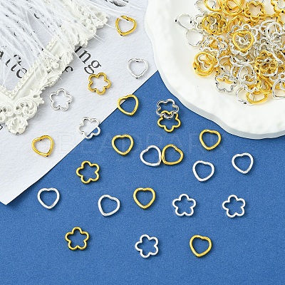 50Pcs Tibetan Style Alloy Bead Frame TIBEB-FS0001-10AS-1