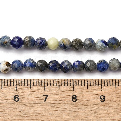 Natural Lapis Lazuli Beads Strands G-RM2025-A41-4mm-B-1