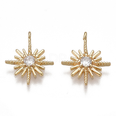 Brass Charms KK-T038-378G-1