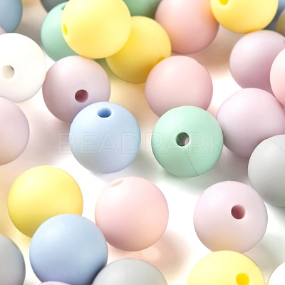 7 Colors Food Grade Eco-Friendly Silicone Beads SIL-LS0001-02B-1