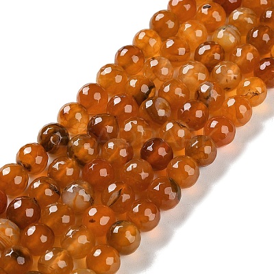 Natural Agate Beads Strands G-M437-B01-01L-1