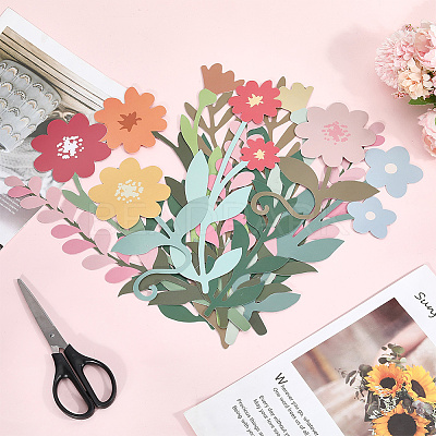 Paper Flower Hanging Banners DIY-WH20049-35-1