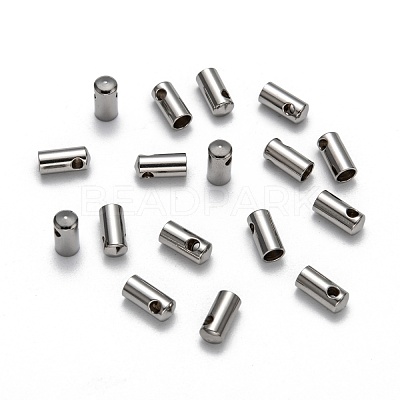 Tarnish Resistant 304 Stainless Steel Cord Ends STAS-E033-1-1