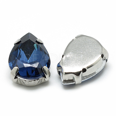 Sew on Rhinestone RGLA-T035-10x14mm-14-1