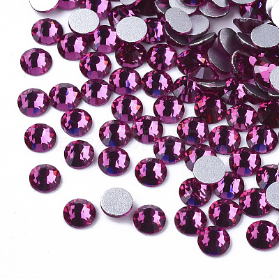 Glass Rhinestone Flat Back Cabochons RGLA-S002-04SS-26-1