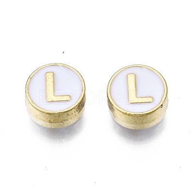 Alloy Enamel Beads ENAM-N052-006-01L-RS-1