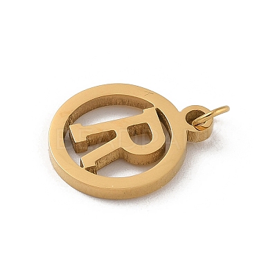 304 Stainless Steel Charms
with Jump Ring STAS-R001-02G-R-1