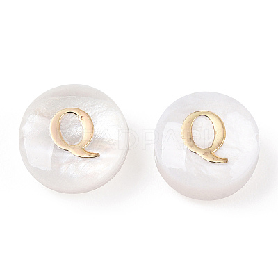 Natural Freshwater Shell Beads SHEL-N036-01Q-1