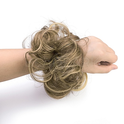 Synthetic Hair Bun Extensions OHAR-G006-A05-1