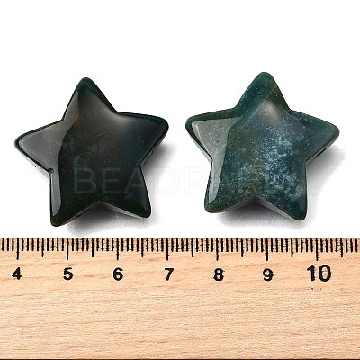 Natural Moss Agate Pendants G-NH0049-01-1