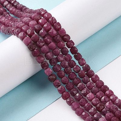 Natural Ruby Beads Strands G-P488-05-1